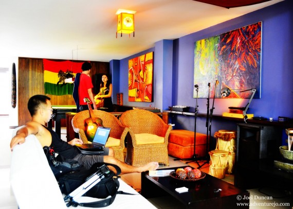 Inside Casa Kiwi Hostel Medellin