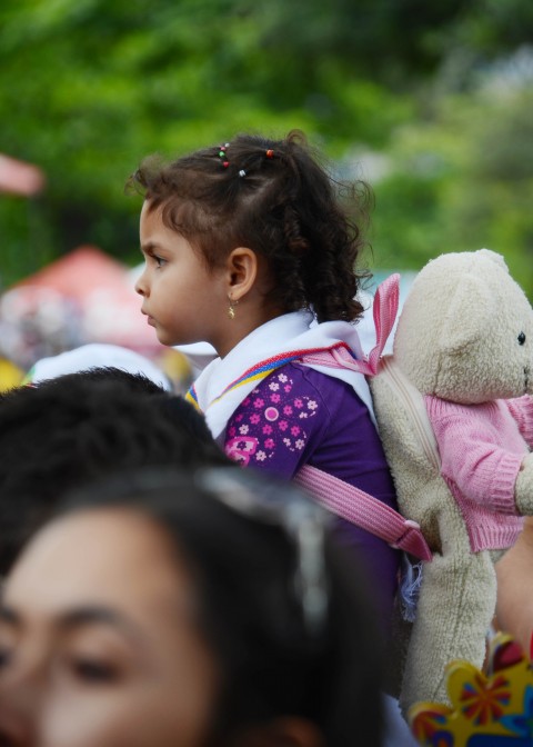 Little Girl watchin the parade