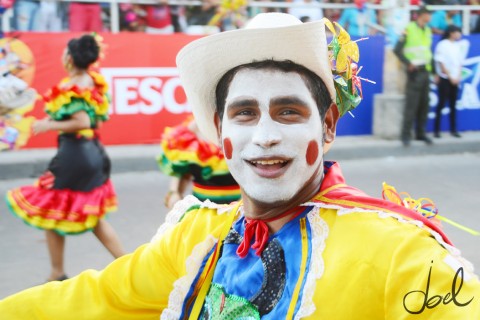 Man in Barranquilla Carnival 